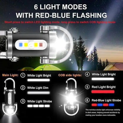 Rechargeable Mini Keychain Flashlight🌟Super Bright