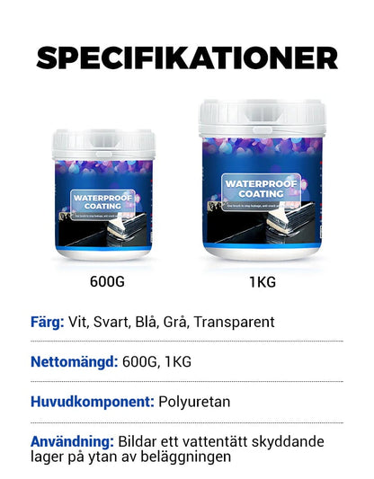 🏠 Waterproof polyurethane coating – Versatile protection, easy to apply & long-lasting ✨