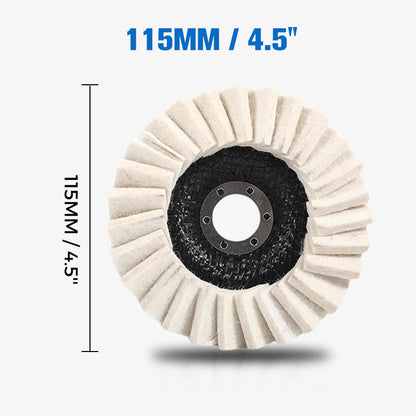 🎁 50% Off for a Limited Time 🎁 ✨ Wool Felt Flap-Style Polishing Disc