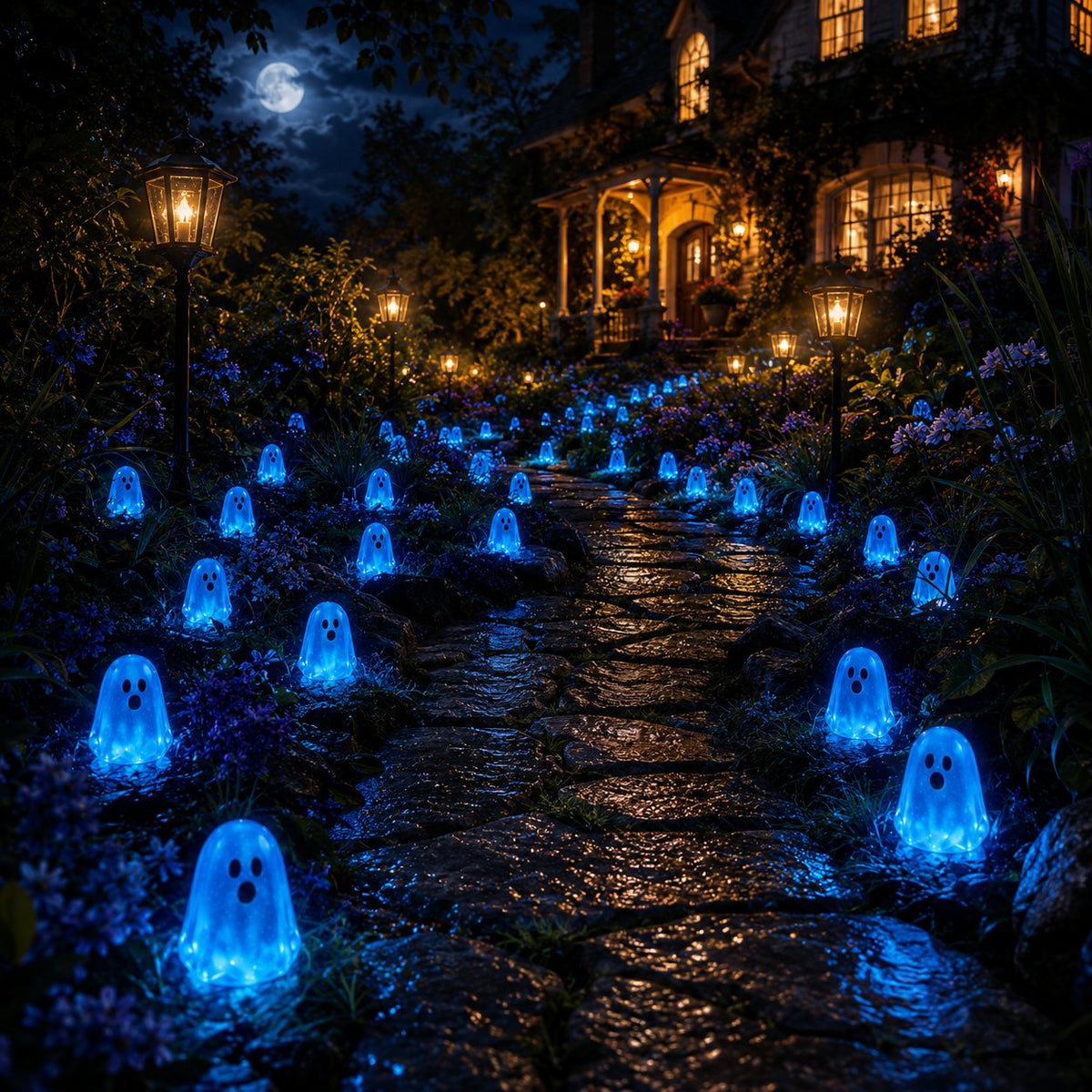 💥 From Only $9.99 👻 Glow-in-the-Dark Mini Ghosts – 8-Colour Halloween Mix
