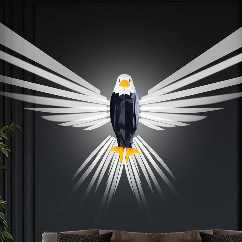 🦉Eagle-Shaped Wall Lamp | LED Magnetic Night Light | Cool Room Decor💡