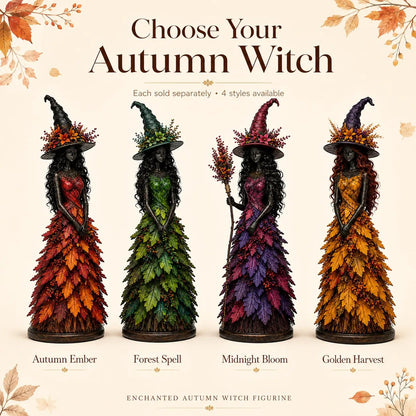 🔥ÚLTIMO DÍA 50% DTO. - 🧙‍♀️Figura de Bruja de Otoño Encantado (📦Compra 2 Envío Gratis)