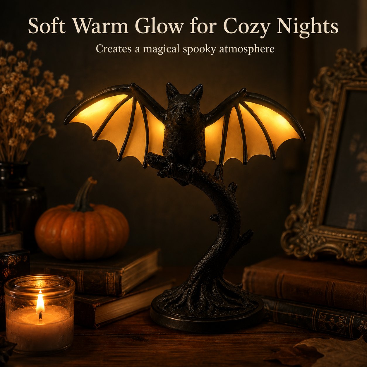🦇Luz nocturna LED de murciélago de Halloween