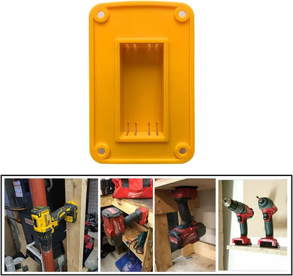 5Packs Tool Holders for Dewalt 20V 12V Drill Tool Mount Fit for Milwaukee M18 Tools Yellow