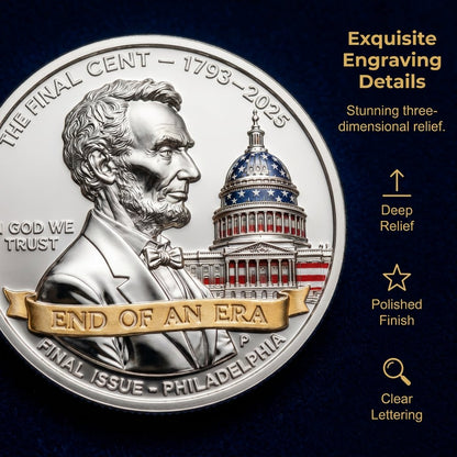 🏆New Year 49% OFF-THE FINAL CENT 1793–2025 · END OF AN ERA