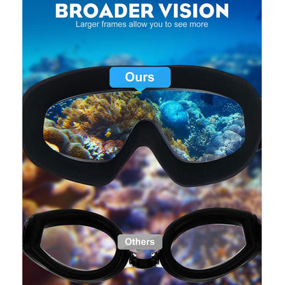 ✨ No Leaking Swim Glasses for Men Women Youth  ✨BUY 1  GET 1 FREE   (2pcs)