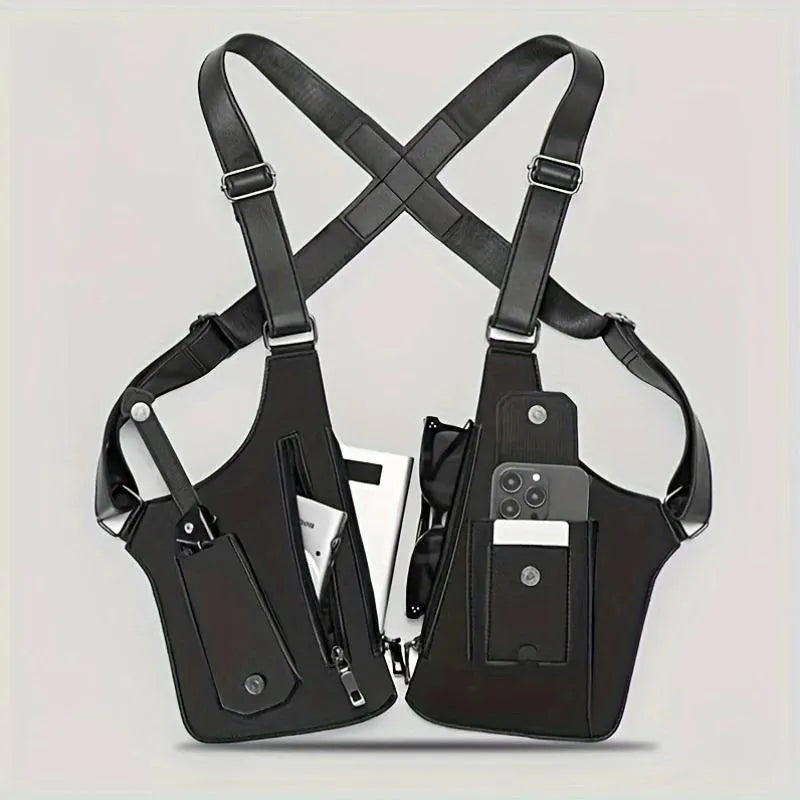 Unisex Adjustable Underarm Vest Bag