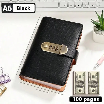 Lockable Savings Notebook