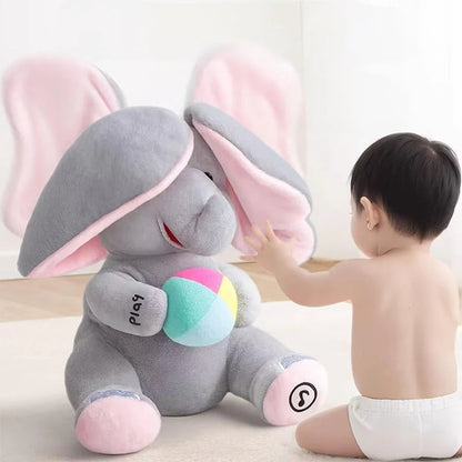 💯Cute Hide And Seek Elephant Plush Doll