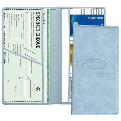Porta Tarjetas de Registro y Seguro de Coche