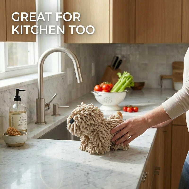 Cute Dog Microfiber Drying Towel