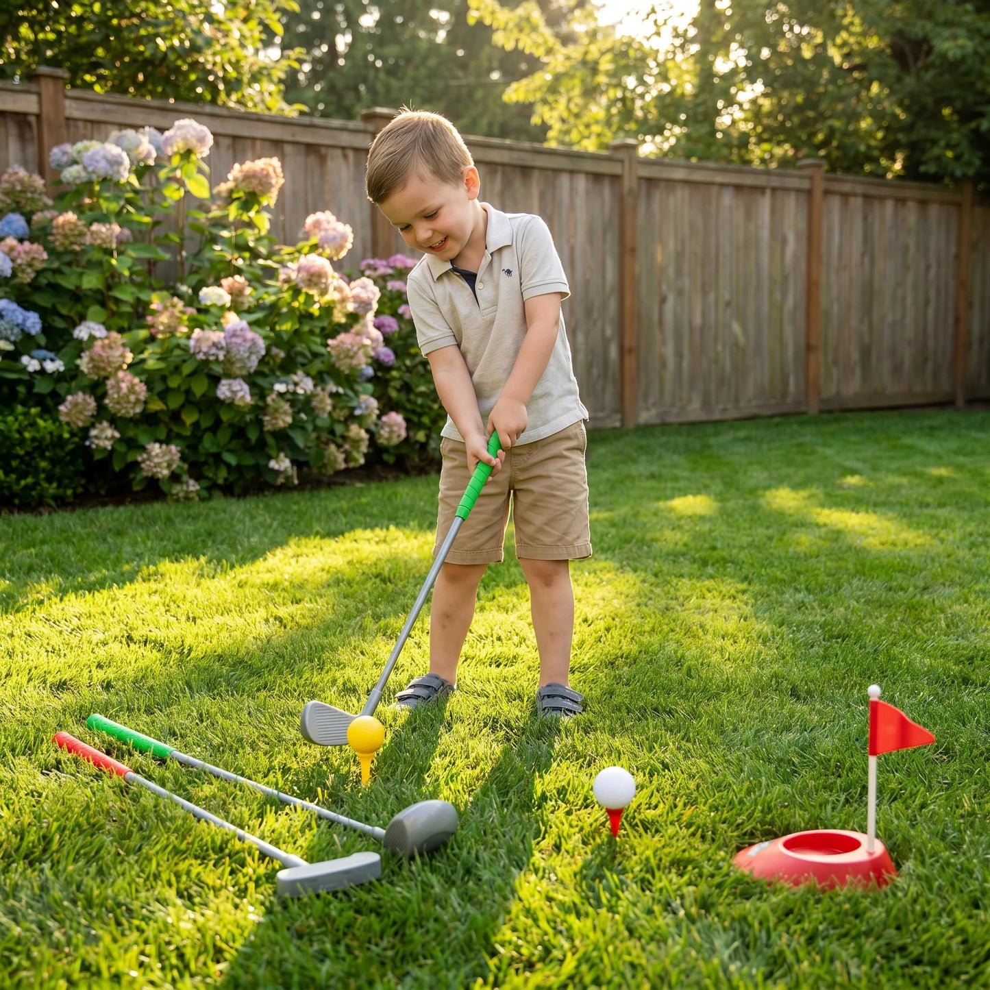 💥🏆Kids Golf Set with Adjustable Clubs – Perfect for Backyard Play