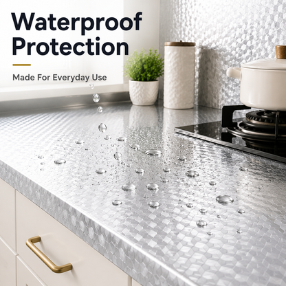 🔥 LAST DAY 50% OFF-Peel & Stick Kitchen Makeover Film – Waterproof DIY Countertop & Cabinet Cover
