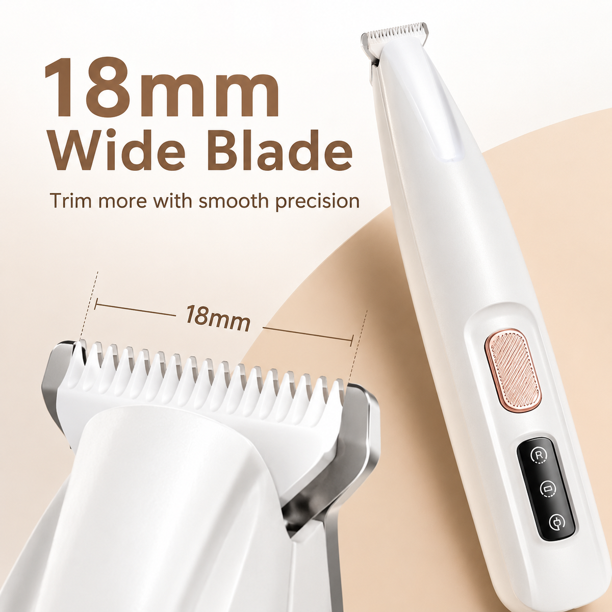 🐶✨ Quiet & Gentle Pet Grooming Trimmer – Paws, Ears & Sensitive 🐾