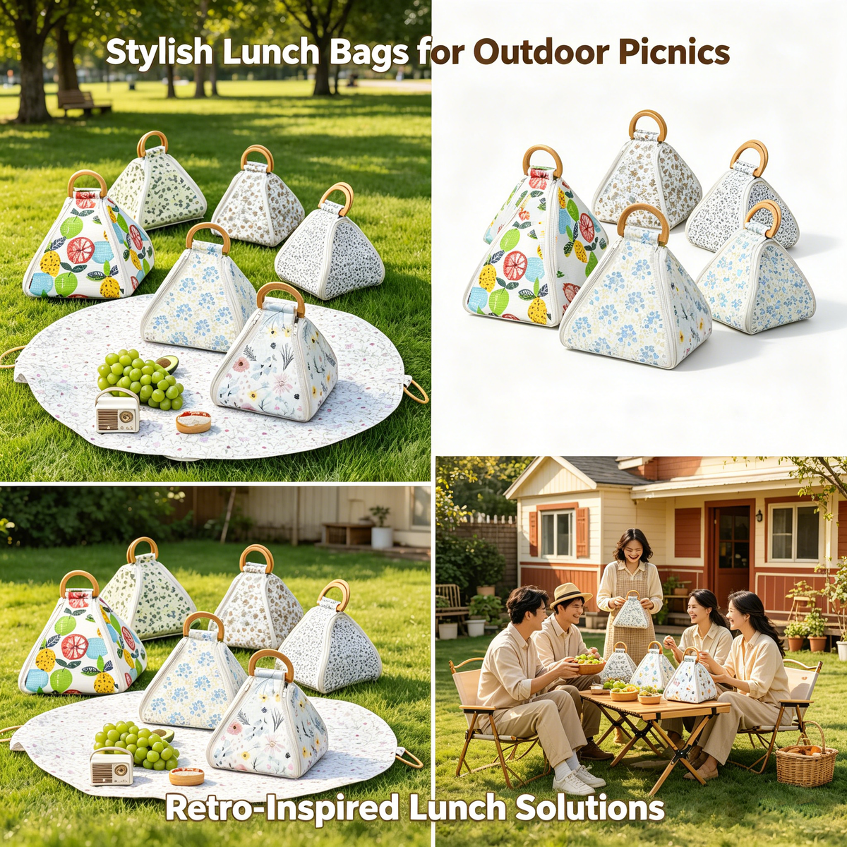 🧺 All-in-One Picnic Bag: Insulated Cooler + Detachable Waterproof Blanket💧