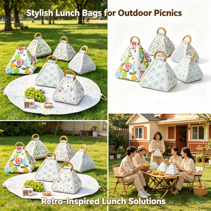 🧺 All-in-One Picnic Bag: Insulated Cooler + Detachable Waterproof Blanket💧