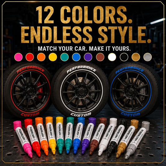 🔥Limited Time Promotion 50% OFF🔥Oil-Based Waterproof Tire Marker Pen（12-pack）