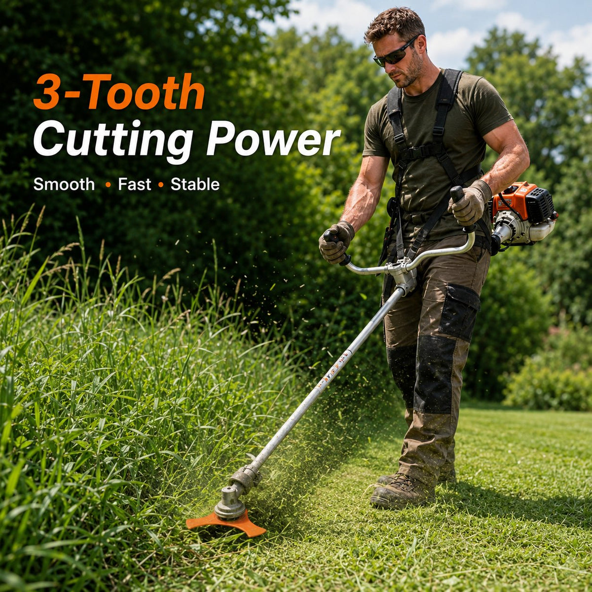 Universal 3/10-Tooth Brush Cutter Blade (10' / 250mm)