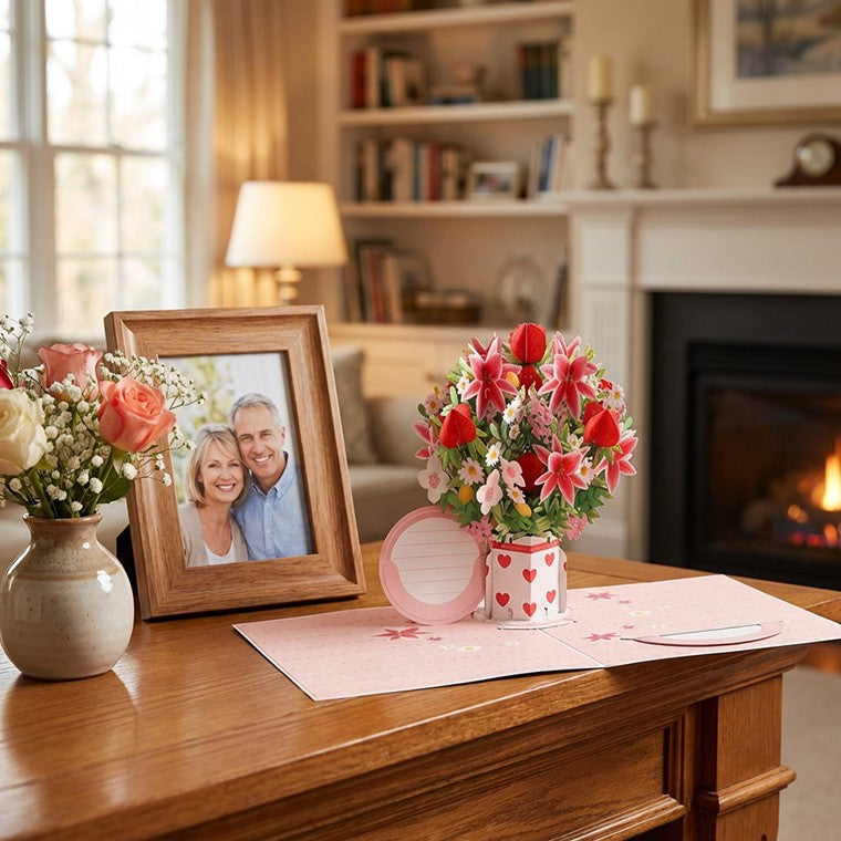 💗35K+ SOLD! 🌼💌 Forever-Blooming 3D Flower Pop-Up Card– Personalized Love Message & Everlasting Bloom 🎁