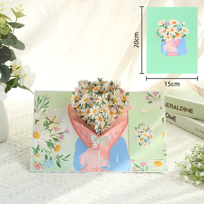 💗35K+ SOLD! 🌼💌 Forever-Blooming 3D Flower Pop-Up Card– Personalized Love Message & Everlasting Bloom 🎁