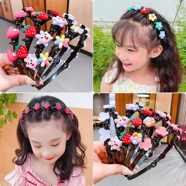 🌺 Kids Braided Hairpin – Easy 5‑min styling & cute cartoon designs ✨