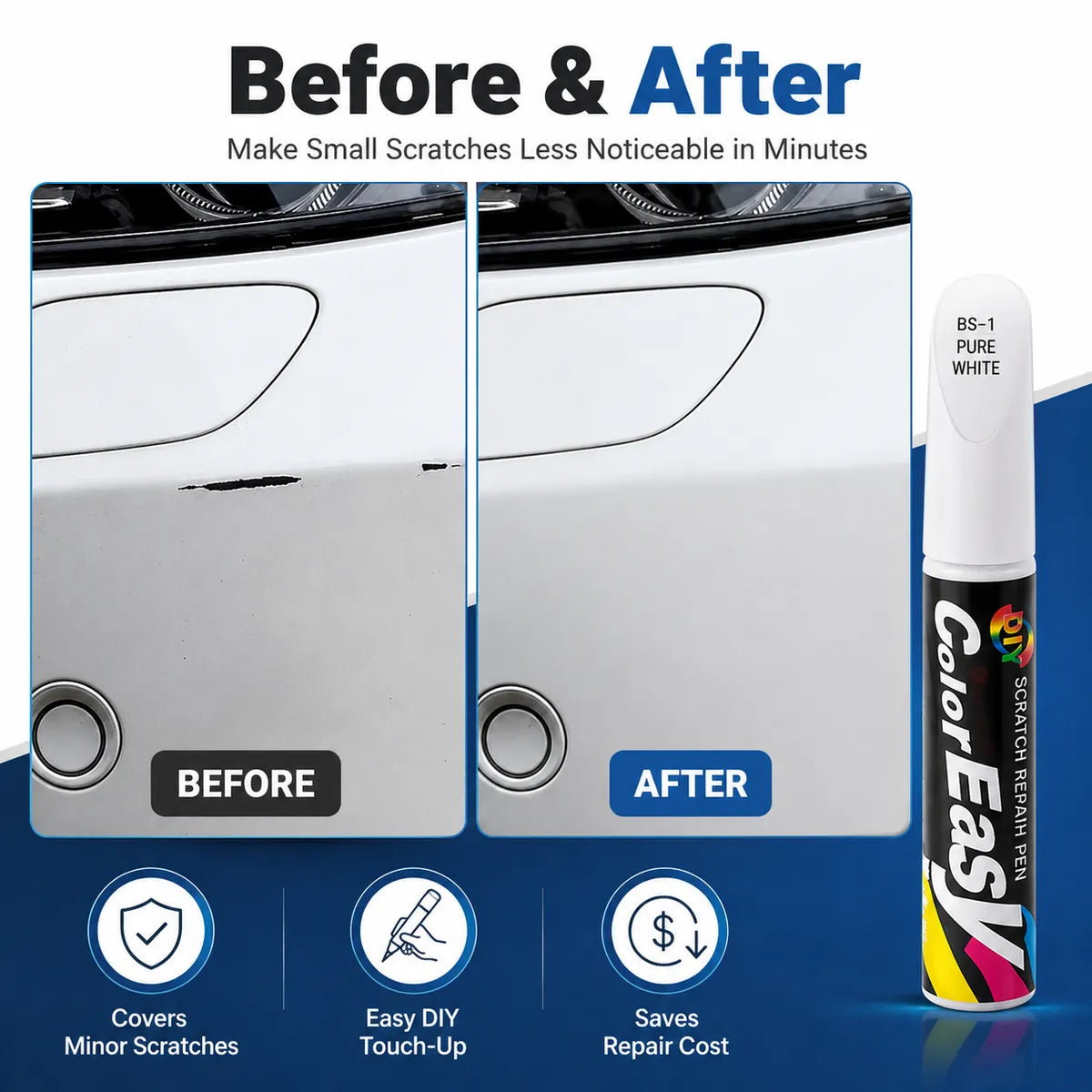 🔥Buy 2 Get 1 Free🚨Even small scratches can ruin the clean look of your car🚨 Car paint touch-up pen🏆