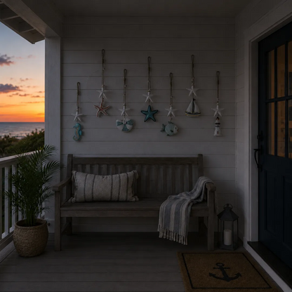 7-piece Seaside Glow Wall Hanging Set — (without lighting)
