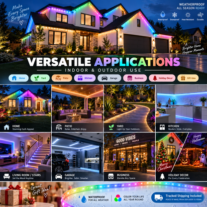 🎅 Early Christmas 49%OFF - Smart Rainbow LED Permanent Outdoor Light - Smartlight 🎁
