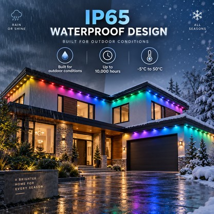 🎅 Early Christmas 49%OFF - Smart Rainbow LED Permanent Outdoor Light - Smartlight 🎁