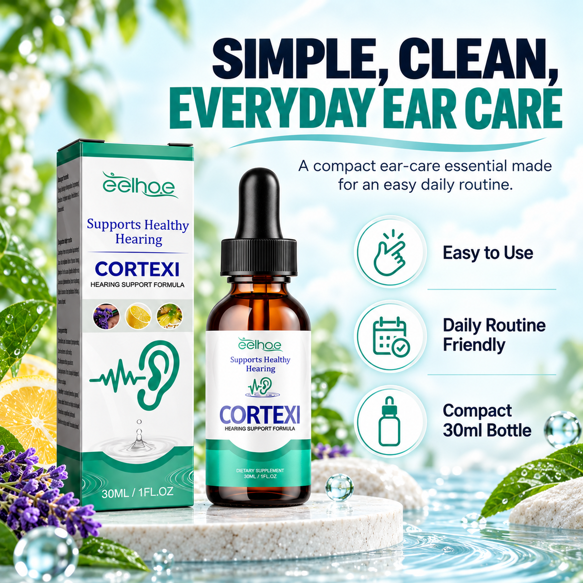 🔥 70% OFF TODAY — Tinnitus Ear Drops | Daily Ear Comfort & Wellness Support