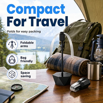 USB Rechargeable Retractable Outdoor Fly Repeller Fan