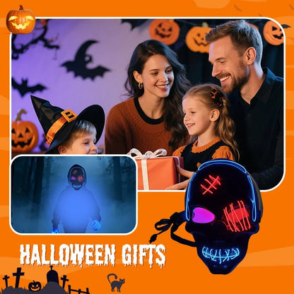 Halloween LED Skull Mask -👏Most Popular in 2026!