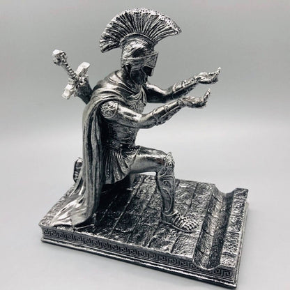 💯  🔥Greece commander statue desk decoration pen holder（15*10*6CM）