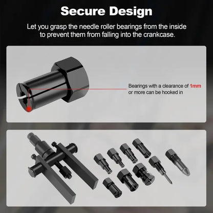 ⚒️ 10Pcs Heavy Duty Blind Hole Bearing Puller Tool Set