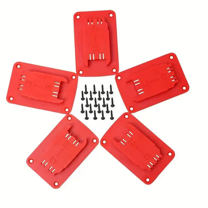 5Packs Tool Holders for Dewalt 20V 12V Drill Tool Mount Fit for Milwaukee M18 Tools Yellow