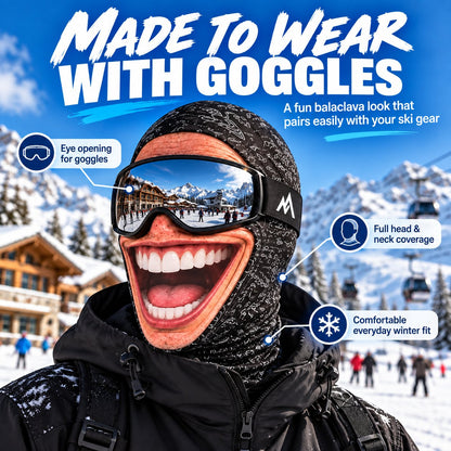 😄 Funny Face Ski Balaclava