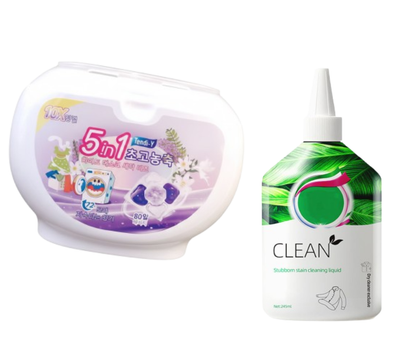 ✨2026 Hot Sale 55% OFF🔥5-in-1 White Musk Laundry Detergent Pods (80PCS)