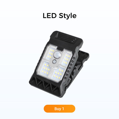 🌿 Solar clip light with motion sensor – 🔥Buy 2 now, get 1 free! Perfect for gardens, balconies, and patios! 🏡✨