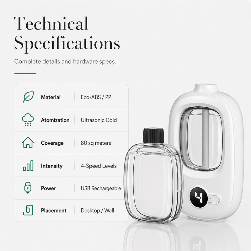 🌹2026 HOT SALE-50% OFF🥳Freshen Any Room Instantly! 🪻No-Cord Timed Aroma Diffuser