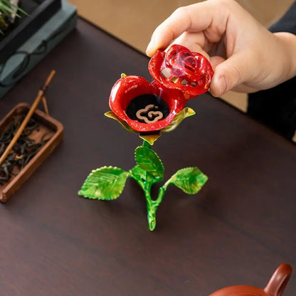 Rose Aroma Meditation Incense Burner