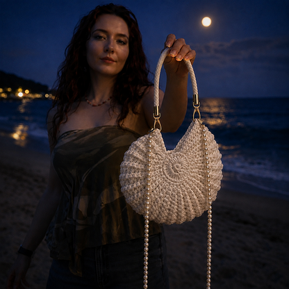 2026 Radiant Nautilus Shell Bag 🐚 — Carry the Magic of the Deep Blue