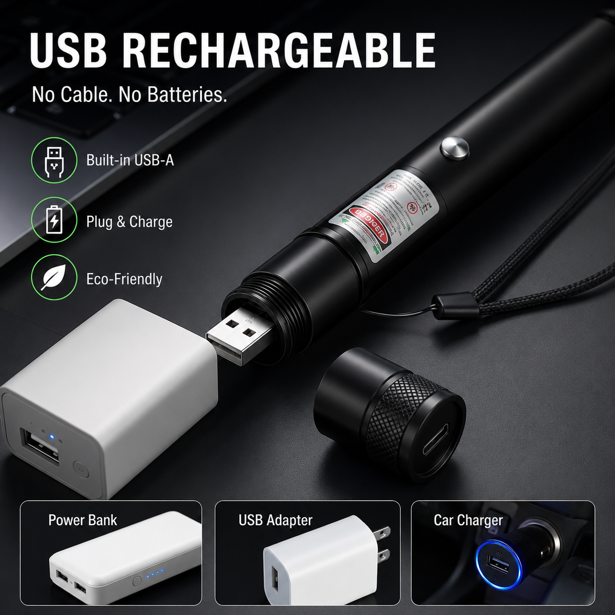USB Rechargeable Laser Pointer 🔋