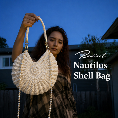2026 Radiant Nautilus Shell Bag 🐚 — Carry the Magic of the Deep Blue