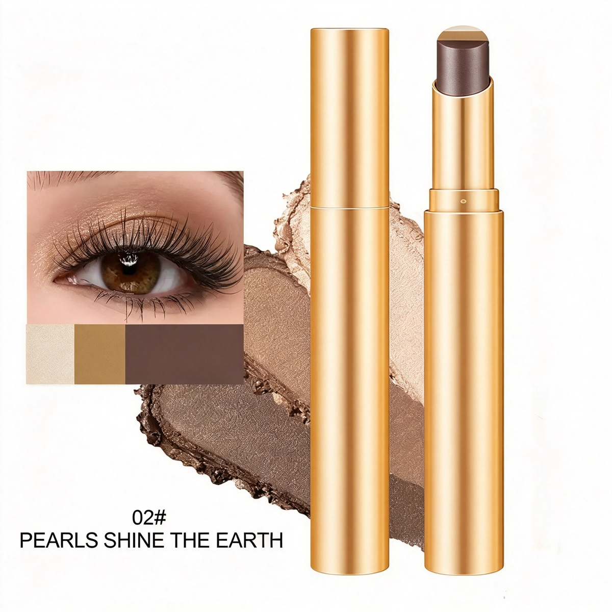 🏆Flash Sale⚡50K+ SOLD! Almost Gone-💥3 Color Eyeshadow Stick