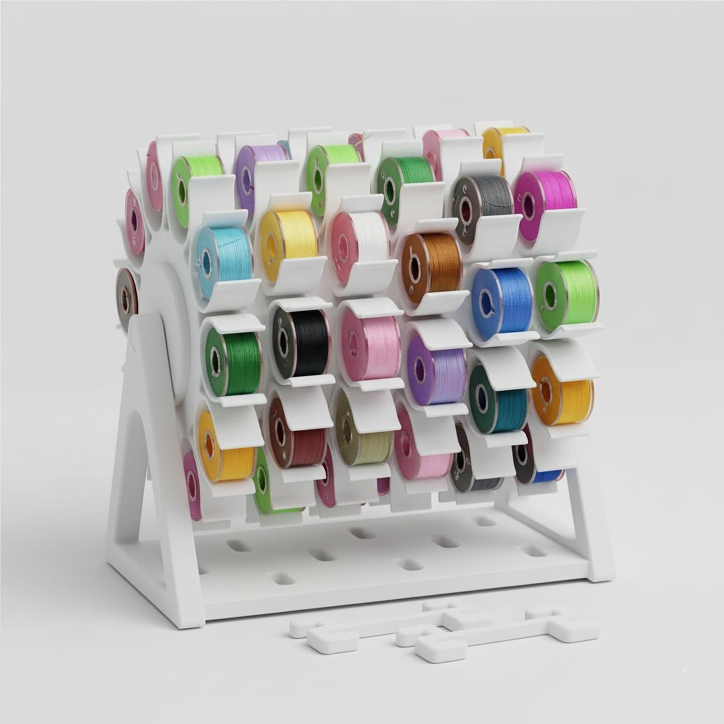 🔥Last Day 49% OFF - 🧵Rotating Bobbin Thread Organizer