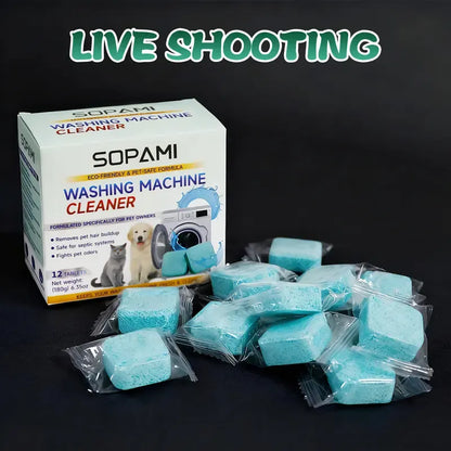 ⚡50K+ SOLD!🔥🔥SOPAMI Eco-Friendly Washing Machine Cleaner Fights Pet Odors