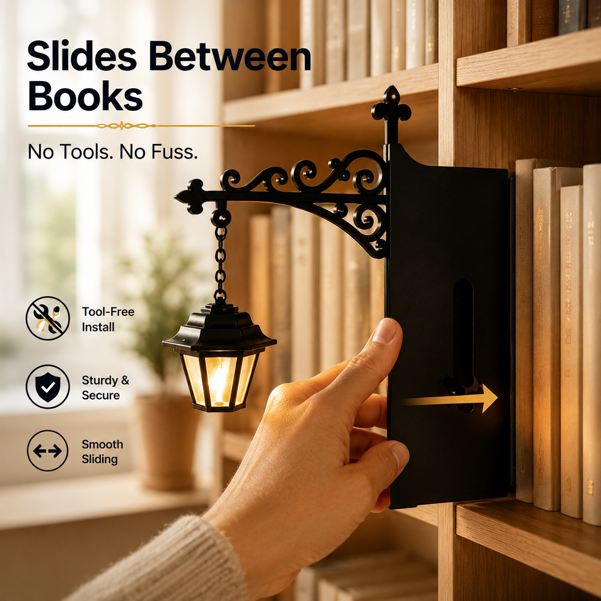 Library Lanterns - Decorative Bookshelf Lighting