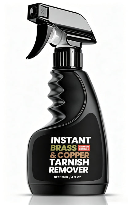 ✨120ml Brass & Copper Tarnish Remover Spray 🛡️Gentle Metal Cleaner Polish for Cookware Jewelry Antiques
