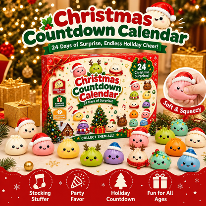 Christmas Squishy Advent Calendar 2026 Countdown Calendar 🎄