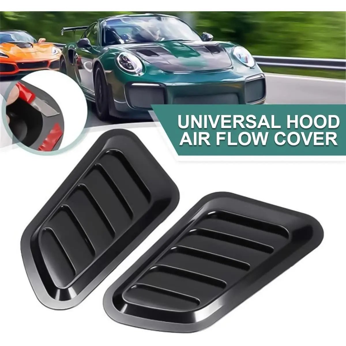🏎️🔥 2PCS Universal Hood Air Vents